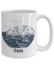 Load image into Gallery viewer, SON Mountain Sketch Family Mug