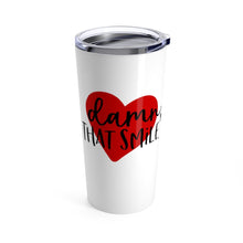 Load image into Gallery viewer, Tumbler DAMN, THAT SMILE Insulated 20 oz Multi Colors Love Coffee Lover  Travel  Unisex