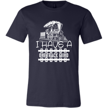 Load image into Gallery viewer, One Track Mind (Trains) - Unisex Mens T-Shirt, Multiple Bold Colors, Extended Sizes, Shipping Included