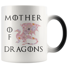 Load image into Gallery viewer, Mother of Dragons Color Change Mug, Multi Floral Patterns, Free Shipping
