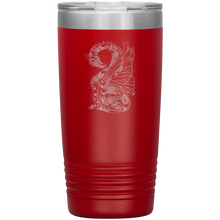 Load image into Gallery viewer, Tattoo Inspired Dragon, 20 oz Insulated Travel Tumbler, Multi Colors, Shipping Included