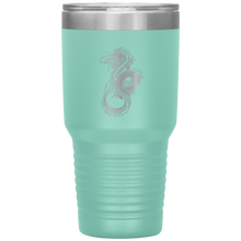 Load image into Gallery viewer, Chinese Art Dragon, 30oz Insulated Travel Tumbler, Laser Etched, Multi Colors, Shipping Included