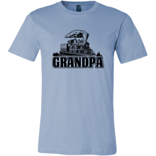 Load image into Gallery viewer, Grandpa Train Lovers Mens T-Shirt, Multiple Colors, Extended Sizes, Shipping Included