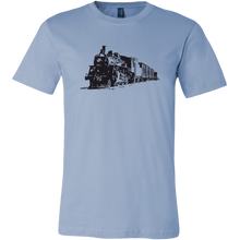 Load image into Gallery viewer, Locomotive Drawing Perspective - Unisex/Men's T-Shirt, Multiple Colors, Extended Sizes, Shipping Included