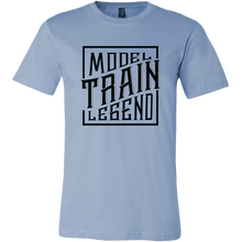 Load image into Gallery viewer, Model Train Legend - Unisex/Men's T-Shirt, Multiple Colors, Extended Sizes, Shipping Included