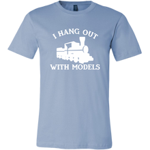 Load image into Gallery viewer, I Hang Out With Models (White) Mens T-Shirt, Multiple Colors, Extended Sizes, Shipping Included