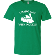 Load image into Gallery viewer, I Hang Out With Models (White) Mens T-Shirt, Multiple Colors, Extended Sizes, Shipping Included