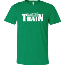 Load image into Gallery viewer, Let's Roll Mens Train T-Shirt, Multiple Colors, Extended Sizes, Shipping Included