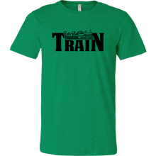 Load image into Gallery viewer, Let's Roll Mens Train T-Shirt, Multiple Colors, Extended Sizes, Shipping Included