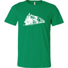 Load image into Gallery viewer, Locomotive Drawing Perspective - Unisex/Men's T-Shirt, Multiple Colors, Extended Sizes, Shipping Included