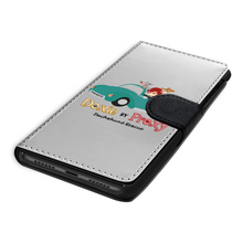 Load image into Gallery viewer, Doxie By Proxy Logo Vegan Leather Wallet Phone Case with Wrist Strap, Shipping Included