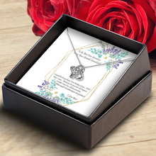 Load image into Gallery viewer, Grandma From Grandchild - Love Knot Necklace  I've Been Thinking of You, Shipping Included