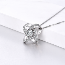 Load image into Gallery viewer, Grandma From Grandchild - Love Knot Necklace  I've Been Thinking of You, Shipping Included