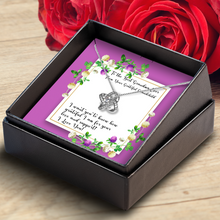 Load image into Gallery viewer, Grandma From Grandchild - Grateful for Love & Support  - Love Knot Pendant, Shipping Included