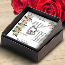 Load image into Gallery viewer, Grandma From Grandchild, Couldn't Want For a Better Grandma, Always Heart Pendant Necklace, Shipping Included