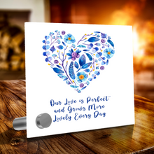 Load image into Gallery viewer, Our Love Is Perfect - Glass Message Display and Choice of Gorgeous Pendant in Multi Styles - Shipping Included