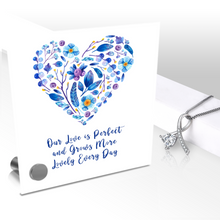 Load image into Gallery viewer, Our Love Is Perfect - Glass Message Display and Choice of Gorgeous Pendant in Multi Styles - Shipping Included