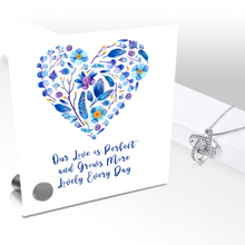 Load image into Gallery viewer, Our Love Is Perfect - Glass Message Display and Choice of Gorgeous Pendant in Multi Styles - Shipping Included