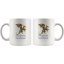 Load image into Gallery viewer, Easily Distracted by Dragons & Books, 11oz & 15oz Mug Options, Shipping Included