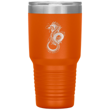 Load image into Gallery viewer, Chinese Art Dragon, 30oz Insulated Travel Tumbler, Laser Etched, Multi Colors, Shipping Included