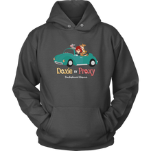 Load image into Gallery viewer, Doxie By Proxy Unisex Toasty Pullover Hoodie, Extended Sizes, Multi Colors, Shipping Included