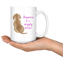 Load image into Gallery viewer, Doxie Happiness Mug, Blonde - 11 & 15 oz - FREE SHIPPING