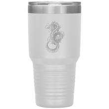 Load image into Gallery viewer, Chinese Art Dragon, 30oz Insulated Travel Tumbler, Laser Etched, Multi Colors, Shipping Included