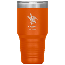 Load image into Gallery viewer, Dragon is My Spirit Animal, 30oz Insulated Travel Tumbler, Laser Etched, Multi Colors, Shipping Included