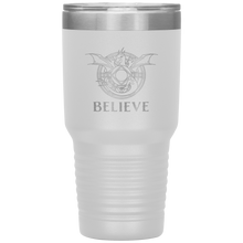 Load image into Gallery viewer, Dragon - BELIEVE, 30oz Insulated Travel Tumbler, Laser Etched, Multi Colors, Shipping Included
