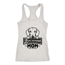 Load image into Gallery viewer, Dachshund Mom Ladies Racerback Tank Multi Colors Free Shipping
