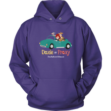 Load image into Gallery viewer, Doxie By Proxy Unisex Toasty Pullover Hoodie, Extended Sizes, Multi Colors, Shipping Included