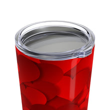 Load image into Gallery viewer, Tumbler HEARTS ALL OVER Pattern Insulated 20 oz Coffee Lover  Unisex Shipping Included