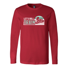 Load image into Gallery viewer, Let's Roll Retro Graphic - Unisex Long Sleeve T-Shirt, Multi Colors, Extended Sizes, Shipping Included