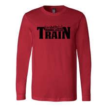 Load image into Gallery viewer, Let's Roll (Train) - Unisex Long Sleeve T-Shirt, Multi Colors, Extended Sizes, Shipping Included