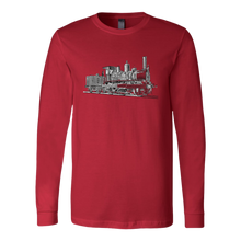 Load image into Gallery viewer, Vintage Locomotive Unisex Long Sleeve T-Shirt Extended Sizes Available Shipping Included