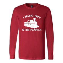 Load image into Gallery viewer, I Hang Out With Models (Trains) - Unisex Long Sleeve T-Shirt, Multi Colors, Extended Sizes, Shipping Included