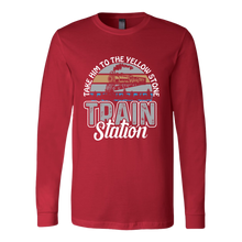 Load image into Gallery viewer, Take Him to the Train Station - Men's/Unisex Long Sleeve T-Shirt, Multi Colors, Extended Sizes, Shipping Included