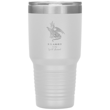 Load image into Gallery viewer, Dragon is My Spirit Animal, 30oz Insulated Travel Tumbler, Laser Etched, Multi Colors, Shipping Included