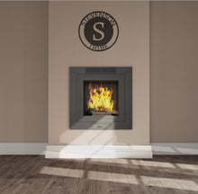 Load image into Gallery viewer, BOLD INITIAL Family Name - Steel Sign, Multiple Sizes and Colors Available