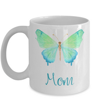 Load image into Gallery viewer, Mom Butterfly Mug 11oz/15oz Shipping Included