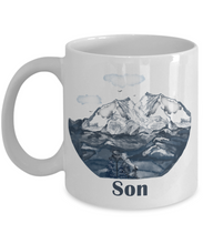 Load image into Gallery viewer, SON Mountain Sketch Family Mug