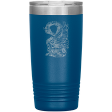 Load image into Gallery viewer, Tattoo Inspired Dragon, 20 oz Insulated Travel Tumbler, Multi Colors, Shipping Included