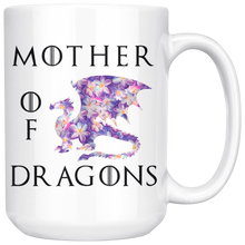Load image into Gallery viewer, Mother of Dragons, Violets, 11oz & 15oz Mug Options, Free Shipping