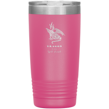 Load image into Gallery viewer, Dragon is My Spirit Animal, 20oz Insulated Travel Tumbler, Multi Colors, Shipping Included