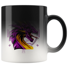 Load image into Gallery viewer, Purple Dragon, Color Change 11oz Ceramic Mug, Shipping Included