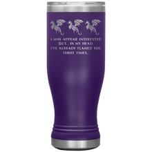 Load image into Gallery viewer, Dragon - I've Flamed You 3 Times, 20 oz Insulated Boho Travel Tumbler, Multi Colors, Shipping Included