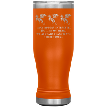 Load image into Gallery viewer, Dragon - I've Flamed You 3 Times, 20 oz Insulated Boho Travel Tumbler, Multi Colors, Shipping Included