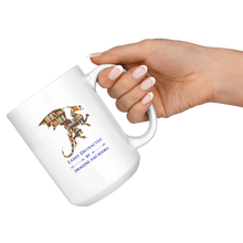 Load image into Gallery viewer, Easily Distracted by Dragons & Books, 11oz & 15oz Mug Options, Shipping Included