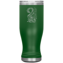 Load image into Gallery viewer, Dragon - Tattoo Inspired, 20 oz Boho Insulated Tumbler, Multi Colors, Shipping Included