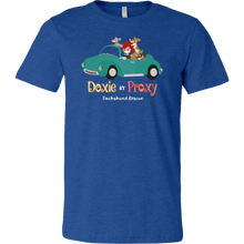 Load image into Gallery viewer, Doxie By Proxy Logo Unisex/Men's T-Shirt, Extended Sizes, Multi Colors, Shipping Included